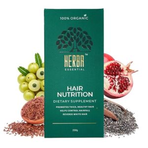 hair nutrition supplement100% organic | hair fall control & white hair reversal – 250g